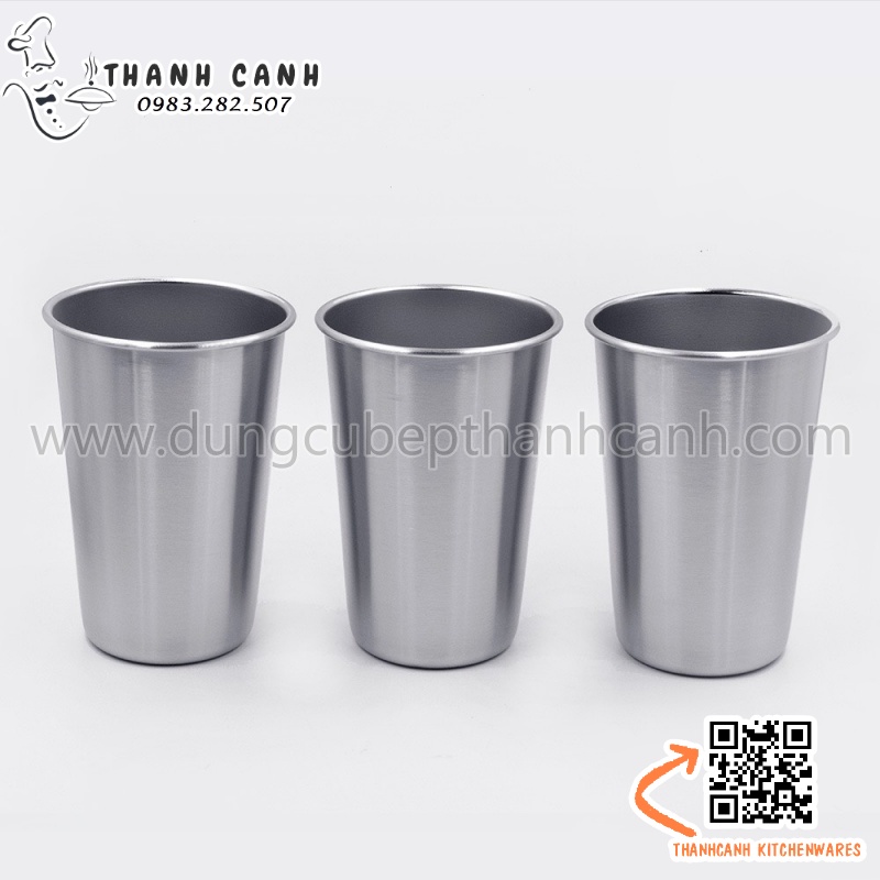 Cốc inox 350ml, cốc inox 500ml