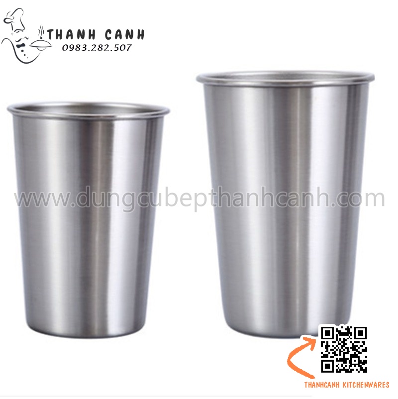 Cốc inox 350ml, cốc inox 500ml