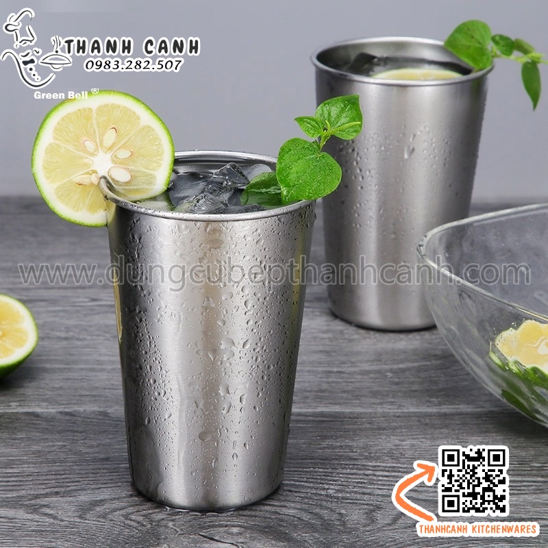 Cốc inox 350ml, cốc inox 500ml
