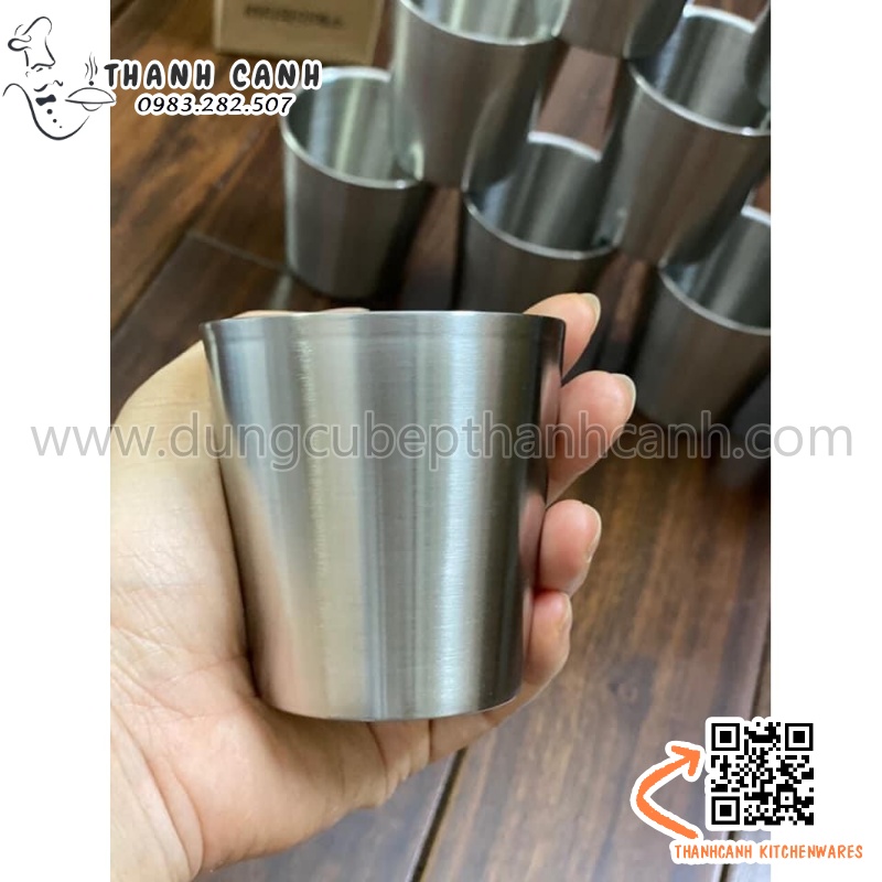 ly inox hai lớp, cốc inox mầm non