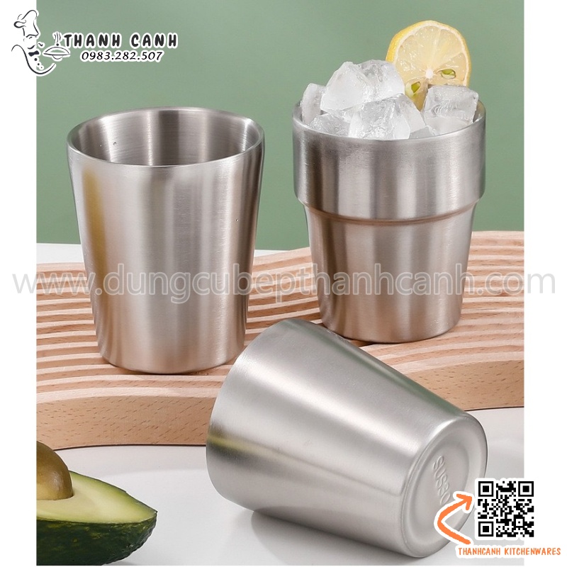 Cốc inox hai lớp