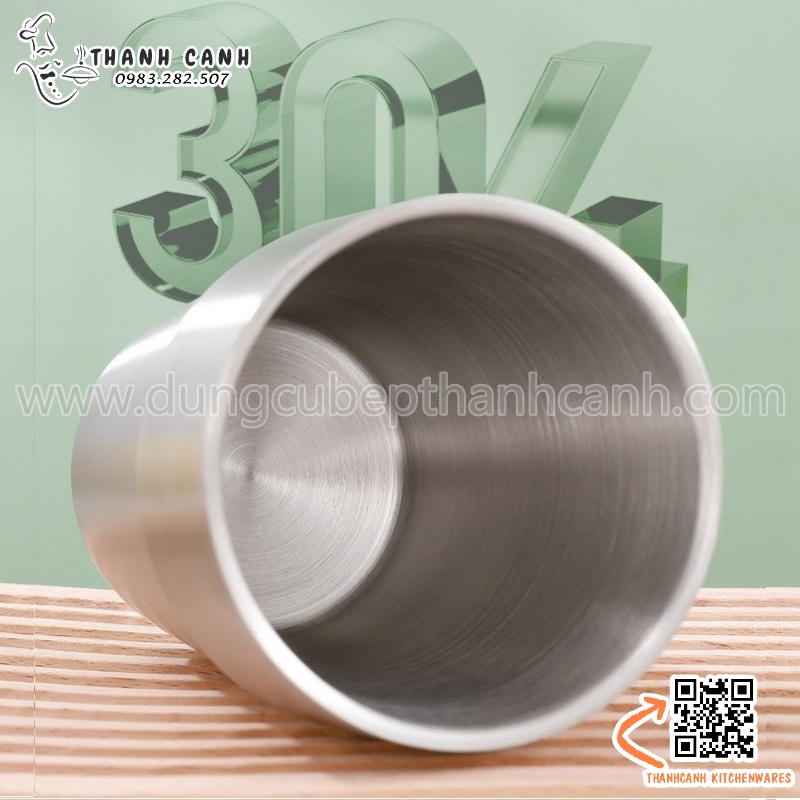 Cốc inox hai lớp