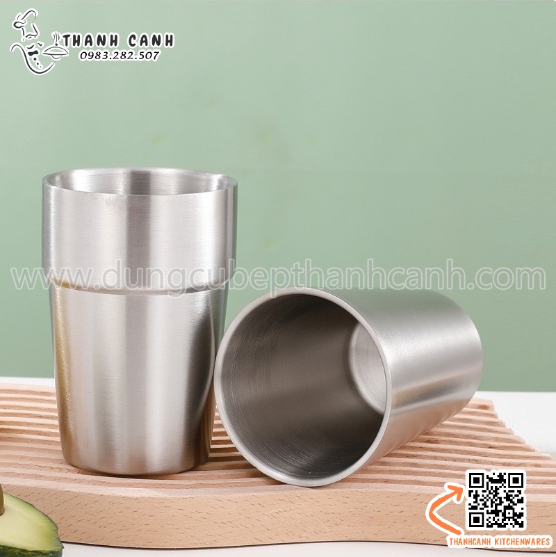 Cốc inox hai lớp