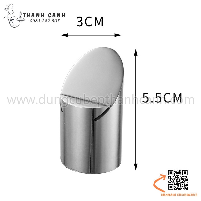 Cục inox cài biển tên, bảng tên món