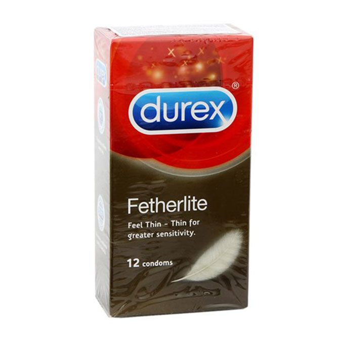 Bao cao su Durex Fetherlite, Hộp 12 cái