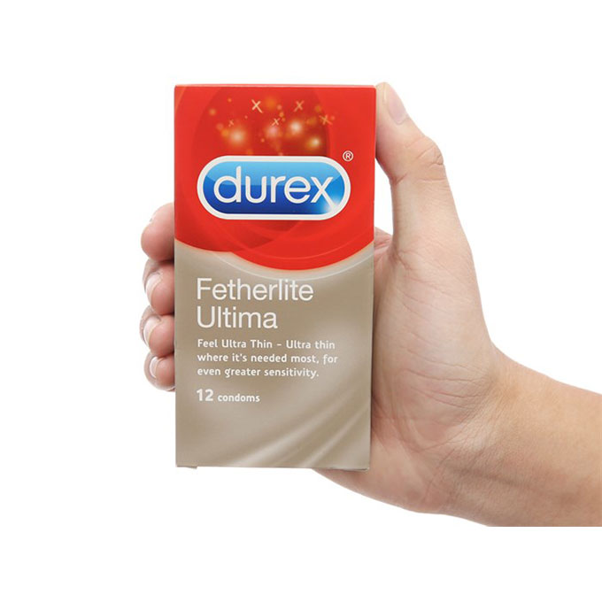 Bao cao su Durex Fetherlite Ultima, Hộp 12 cái