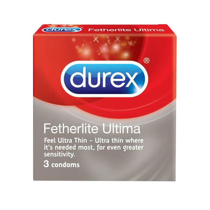 Bao cao su Durex Fetherlite Ultima, Hộp 3 cái