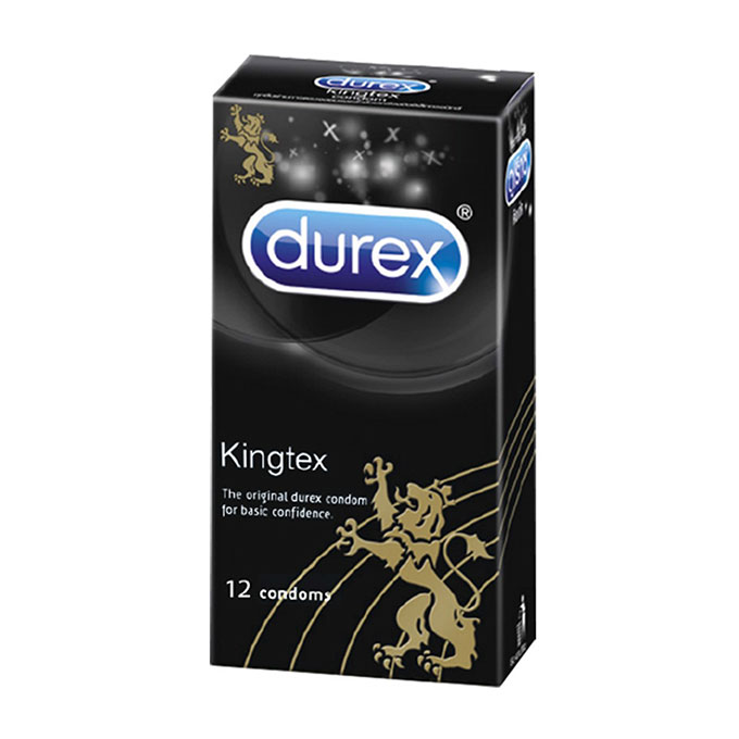 Bao Cao Su Durex Kingtex, Hộp 12 cái