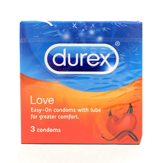 Bao cao su Durex Love, Hộp 3 cái