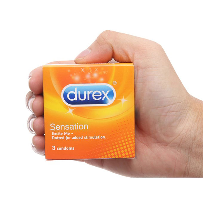 Bao cao su Durex Sensation, Hộp 3 bao