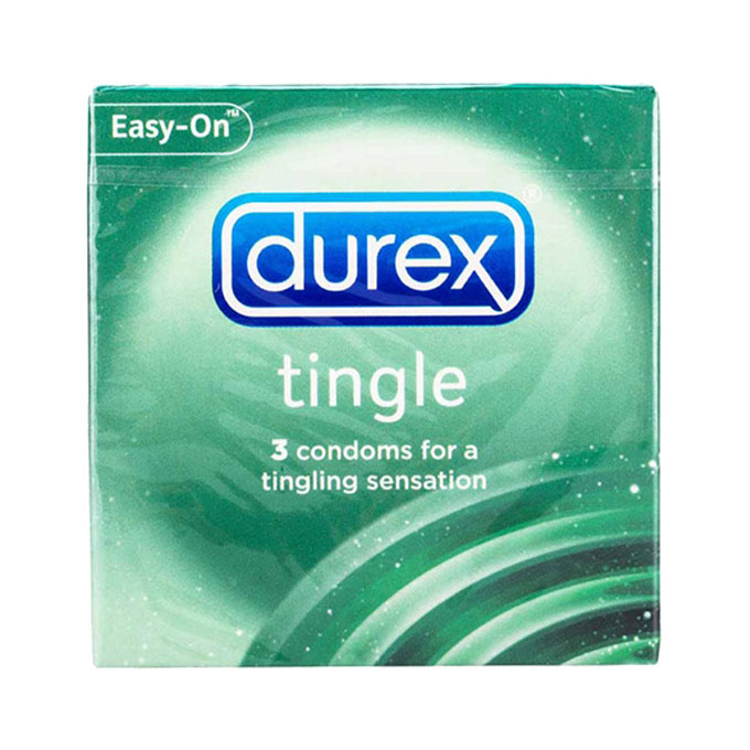 Bao cao su Durex Tingle, Hộp 3 cái