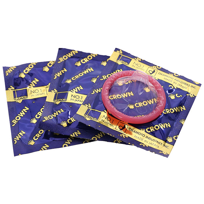 Bao cao su Okamoto Crown, Hộp 10 cái