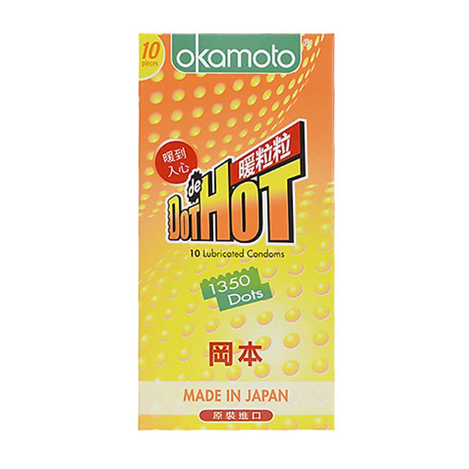 Bao Cao Su Okamoto Dot Hot, Hộp 10 cái