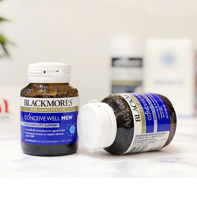 Blackmores Conceive Well Men tăng cường sinh lý nam, Hộp 28 viên