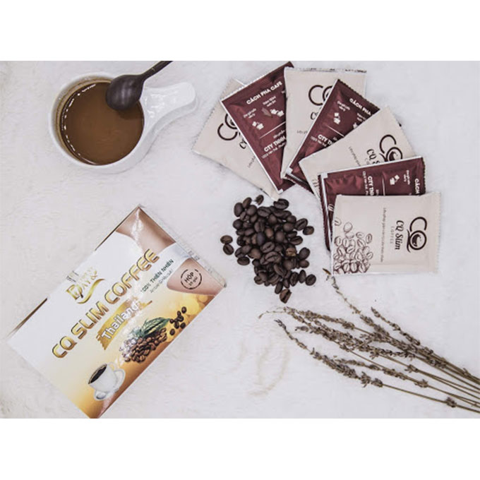 Cà Phê Giảm Cân CQ Slim Coffee, Hộp 10 gói
