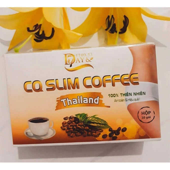 Cà Phê Giảm Cân CQ Slim Coffee, Hộp 10 gói