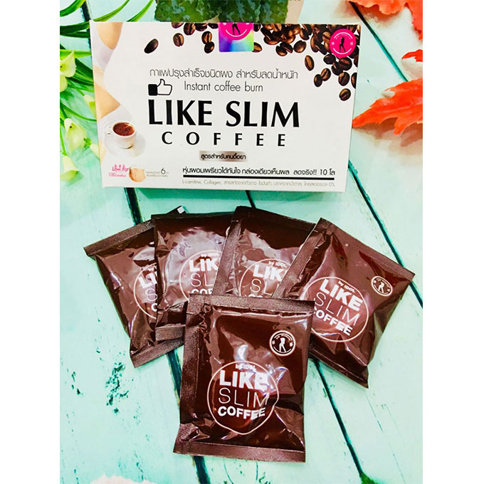 Cà phê giảm cân Like Slim Coffee, Hộp 10 gói