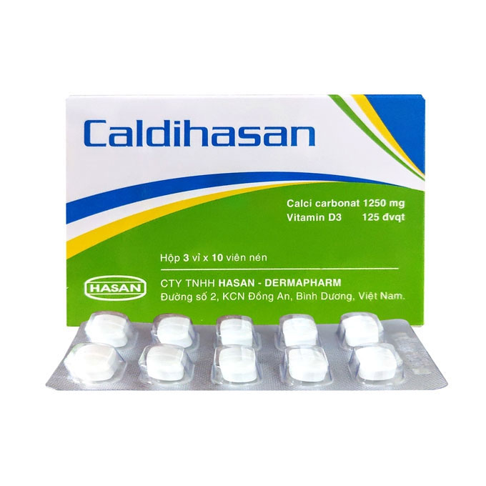 Caldihasan, Hộp 30 viên