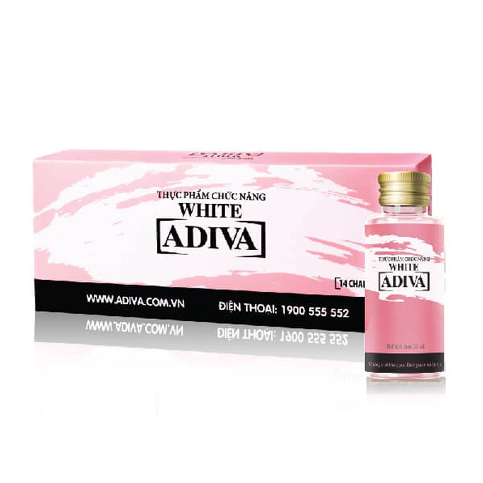 Nước uống Collagen White Adiva trắng da chống nắng 2 in 1