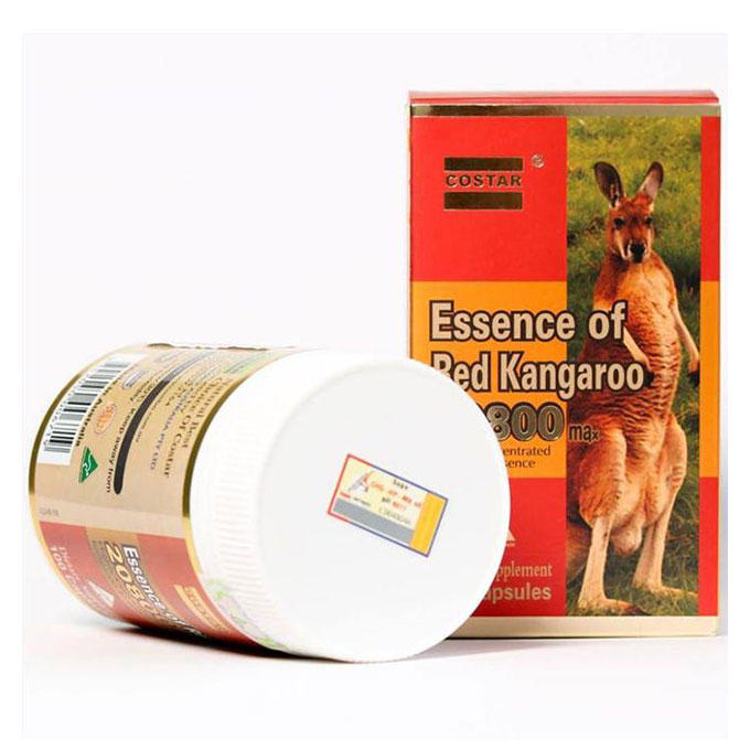 Essence of Red Kangaroo 20800mg tăng cường sinh lý nam, Hộp 100 viên