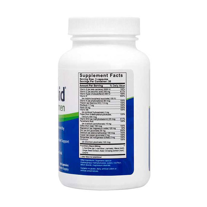 Fairhaven Health FertilAid for Men tăng sức khỏe sinh sản nam giới, Hộp 90 viên