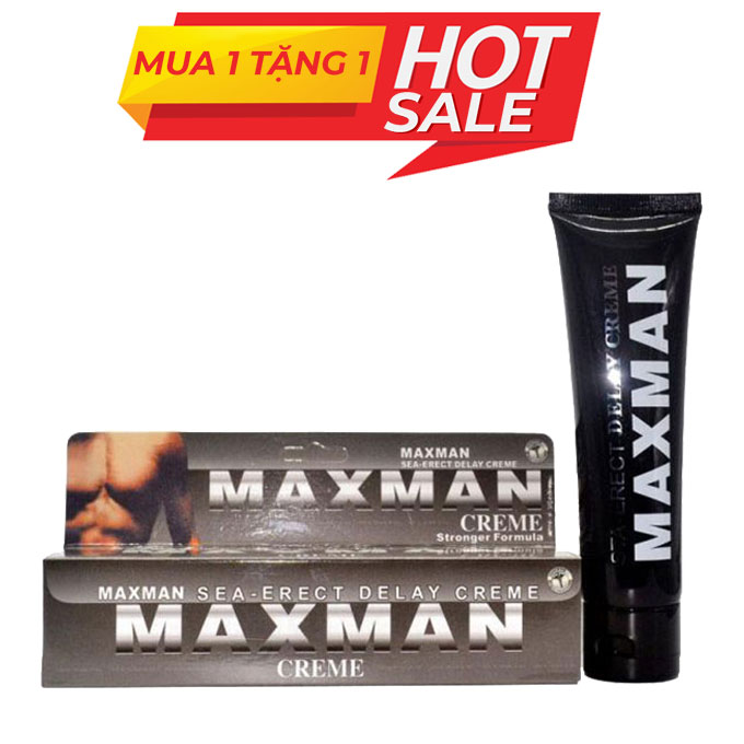 Gel MaxMan kéo dài thời gian quan hệ, tăng kích thước, Tuýp 60g