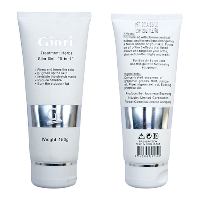 Gel tan mỡ Giori giảm cân đốt cháy mỡ thừa, Tuýp 150g