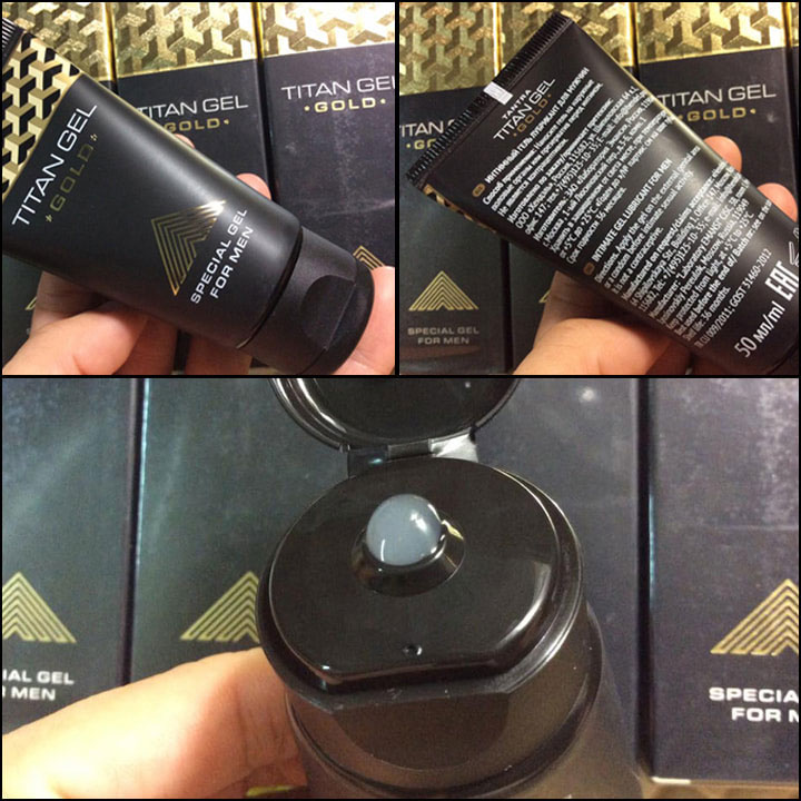 Titan Gel Gold chính hãng Hendel Nga tăng kích thước, Tuýp 50ml