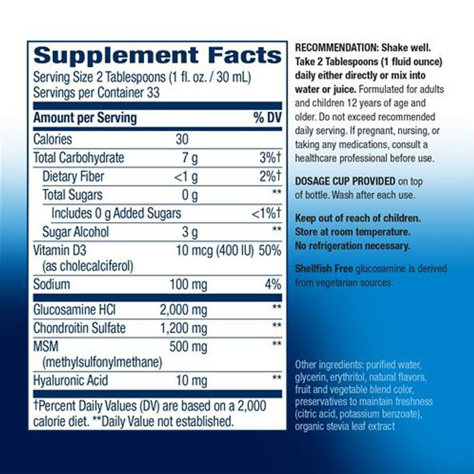 Glucosamine Dạng Nước Nature's Way Joint Movement Glucosamine, Chai 1000ml