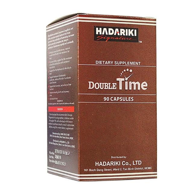 Hadariki Double Time tăng cường sinh lý, Hộp 90 viên