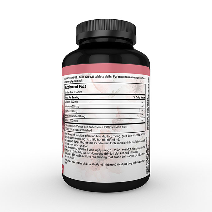 Hadariki Evaskin Complex 5 in1, Hộp 90 viên