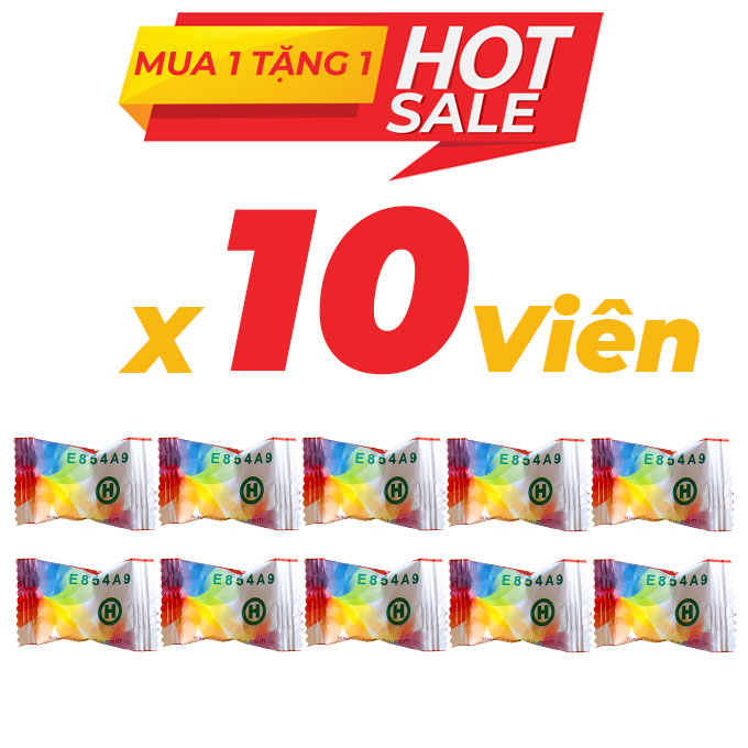 Kẹo sâm Hamer Mỹ 10 viên