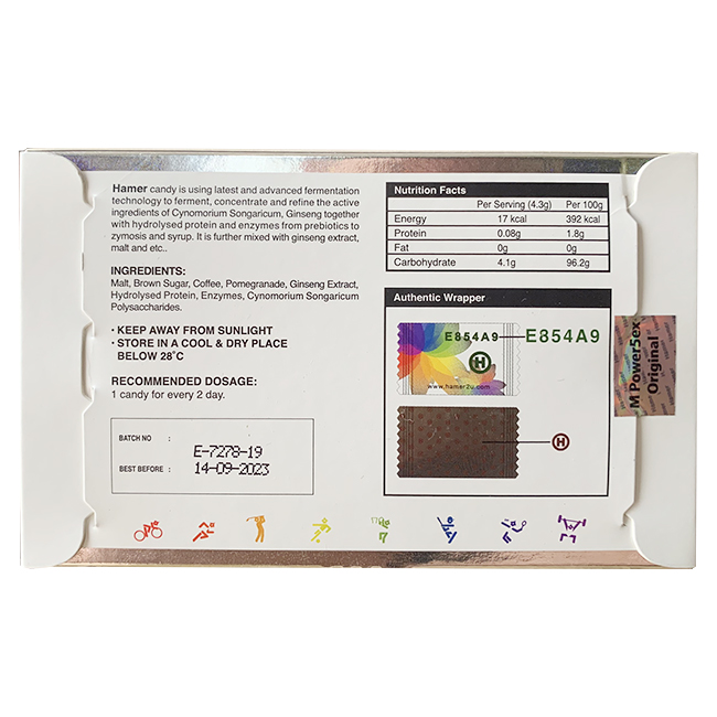 Kẹo sâm Hamer Mỹ 3 viên