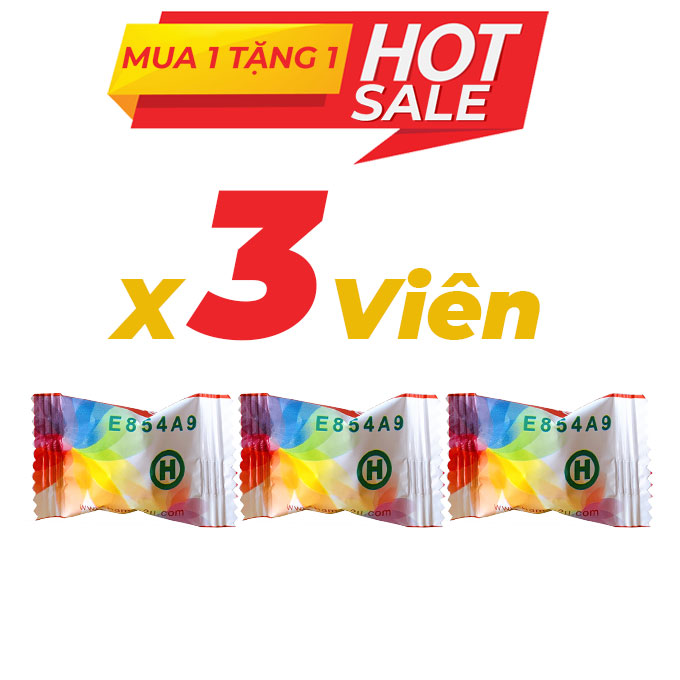 Kẹo sâm Hamer Mỹ 3 viên