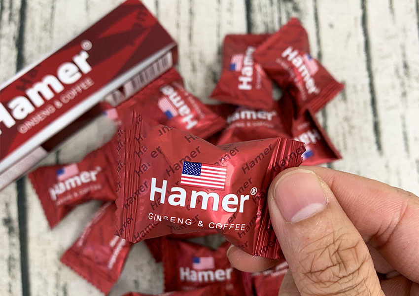 Kẹo sâm Hamer Mỹ Mẫu Mới Hộp 32 viên