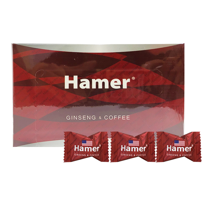Kẹo sâm Hamer Mỹ Mẫu Mới Hộp 32 viên