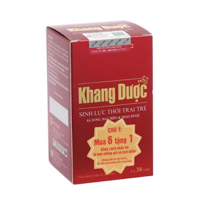 Khang Dược New Ích Nhân tăng cường sinh lý nam, Hộp 30 viên