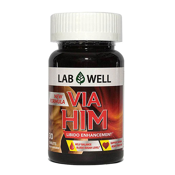 Lab Well Via Him tăng cường sinh lý nam, Hộp 30 viên
