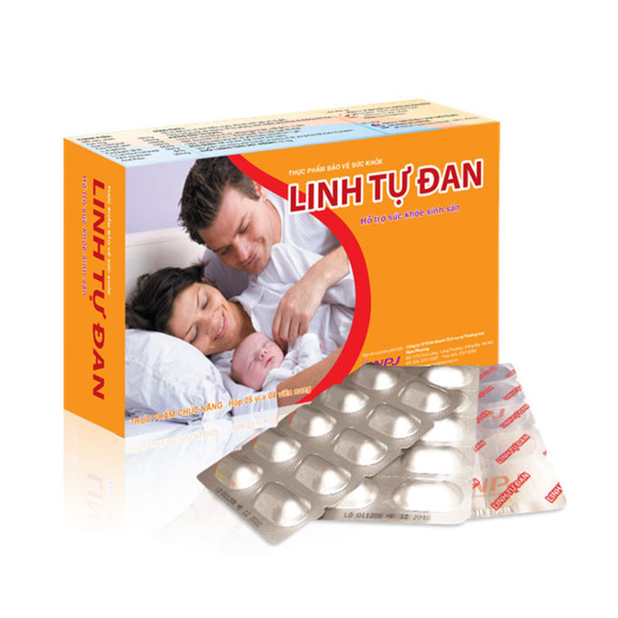 Viên uống Linh Tự Đan hỗ trợ vô sinh hiếm muộn, Hộp 30 viên