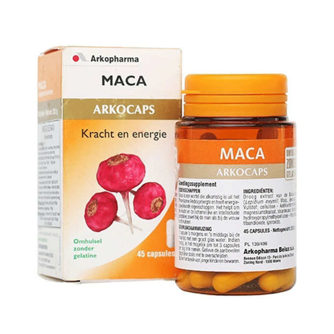 Maca Arkogelules tăng cường ham muốn nam giới, Hộp 45 viên