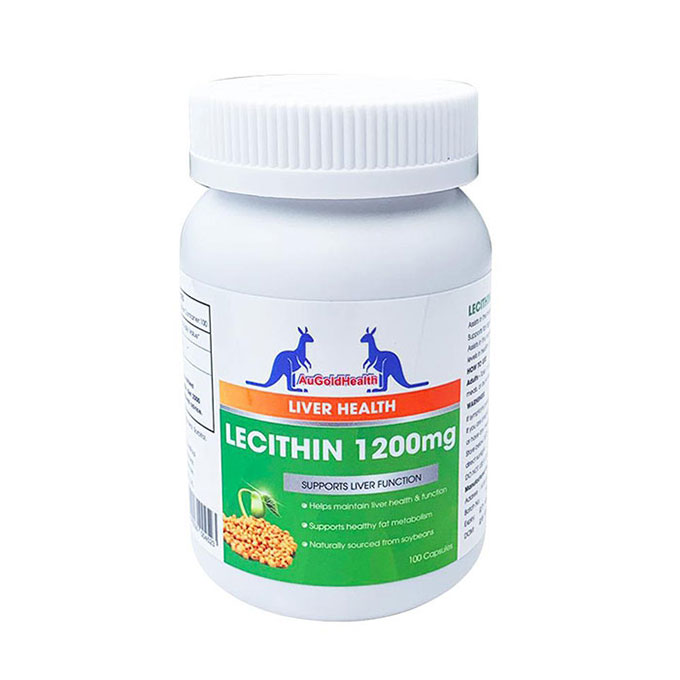 Mầm đậu nành AugoldHealth Lecithin 1200mg, Hộp 100 viên