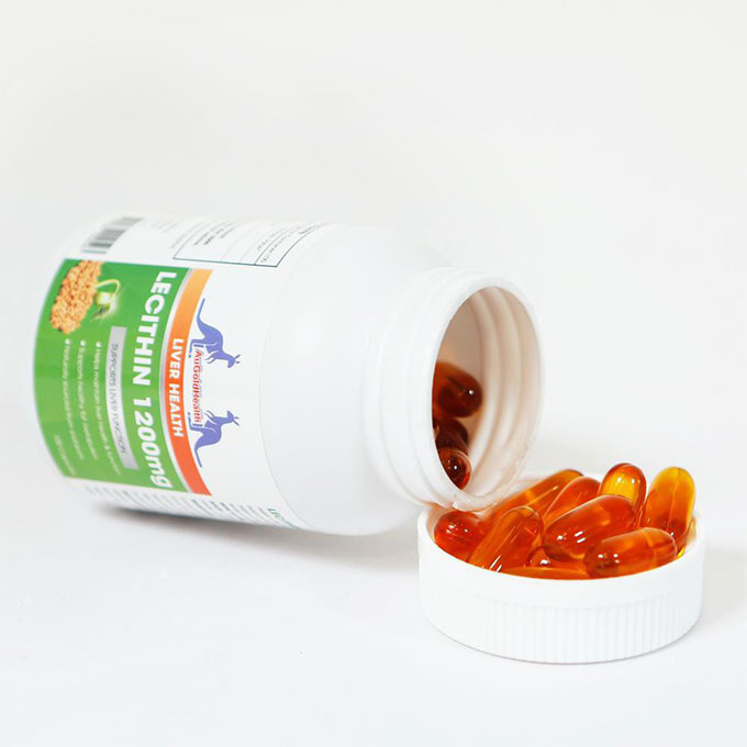 Mầm đậu nành AugoldHealth Lecithin 1200mg, Hộp 100 viên