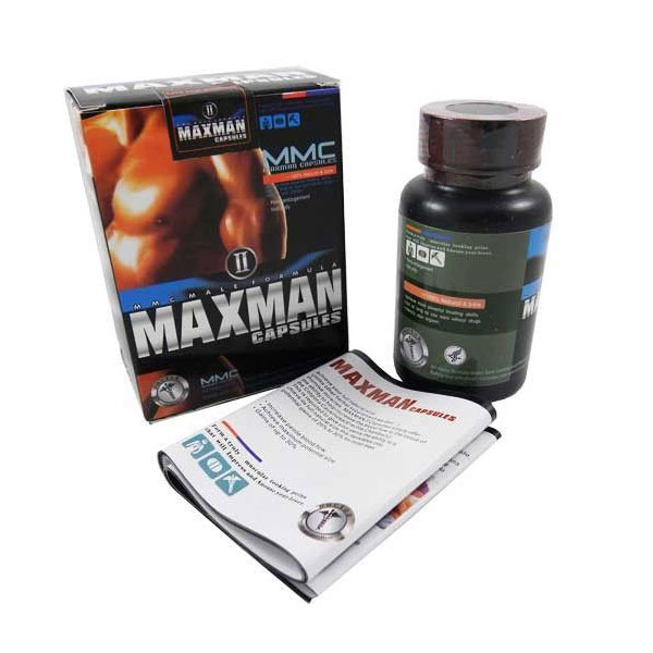 Thuốc cường dương MaxMan USA cao cấp tăng kích thước, Hộp 60 viên