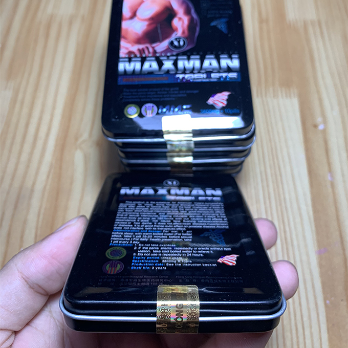 Thuốc cường dương MaxMan USA 3800mg, Hộp 10 viên