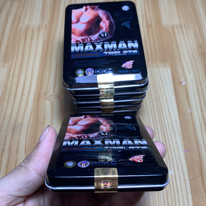Thuốc cường dương MaxMan USA 3800mg, Hộp 10 viên
