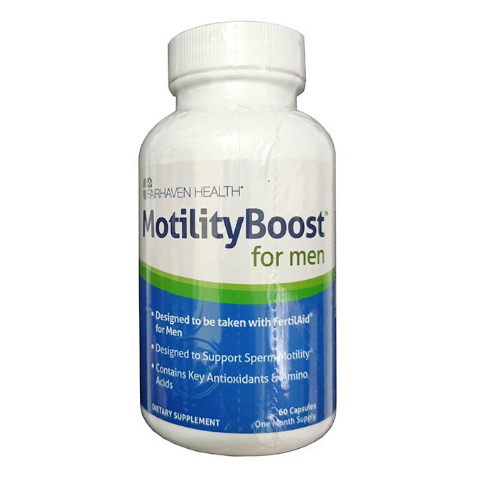 MotilityBoost for Men cải thiện chất lượng tinh trùng, Hộp 60 viên