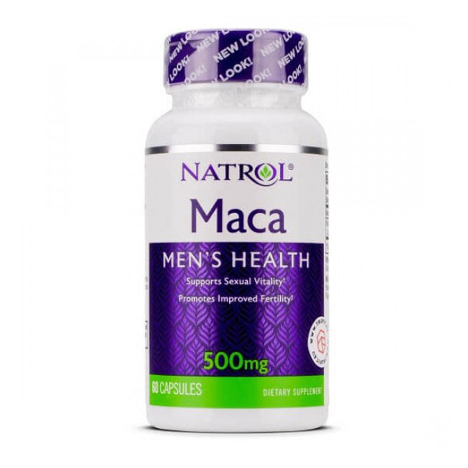 Natrol Maca Men’s Health 500mg tăng cường sinh lý nam, hộp 60 viên