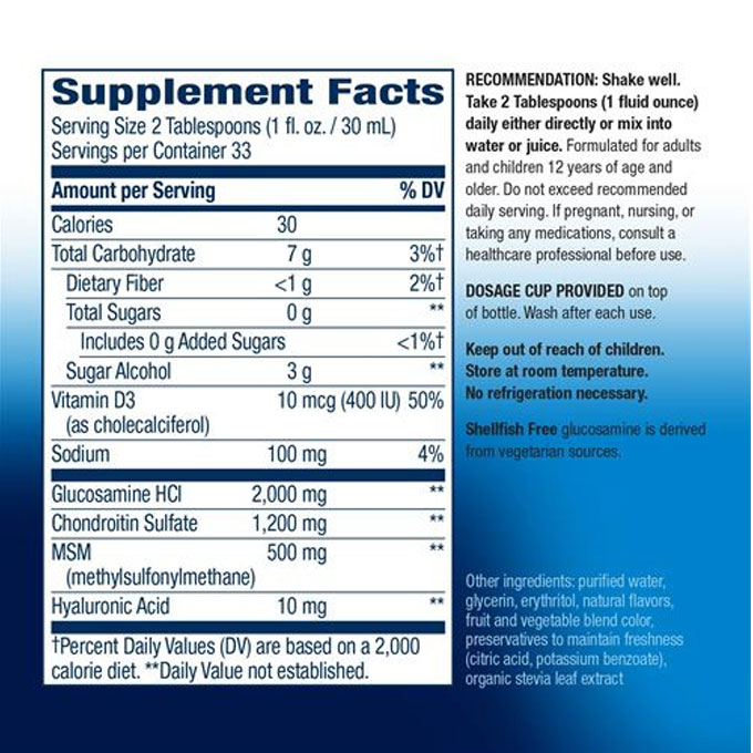 Nature's Way Joint Movement Glucosamine, Chai 480ml