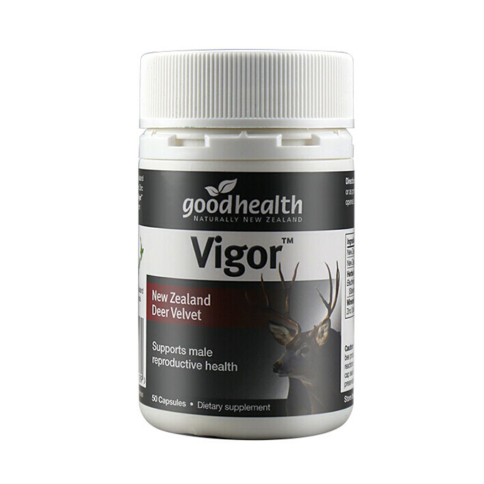 Nhung Hươu Goodhealth Vigor tăng cường sinh lý nam, Hộp 50 viên