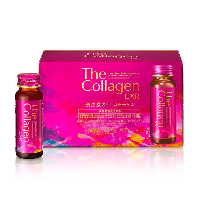 Nước uống The Collagen Ex Shiseido, Hộp 10 chai x 50ml